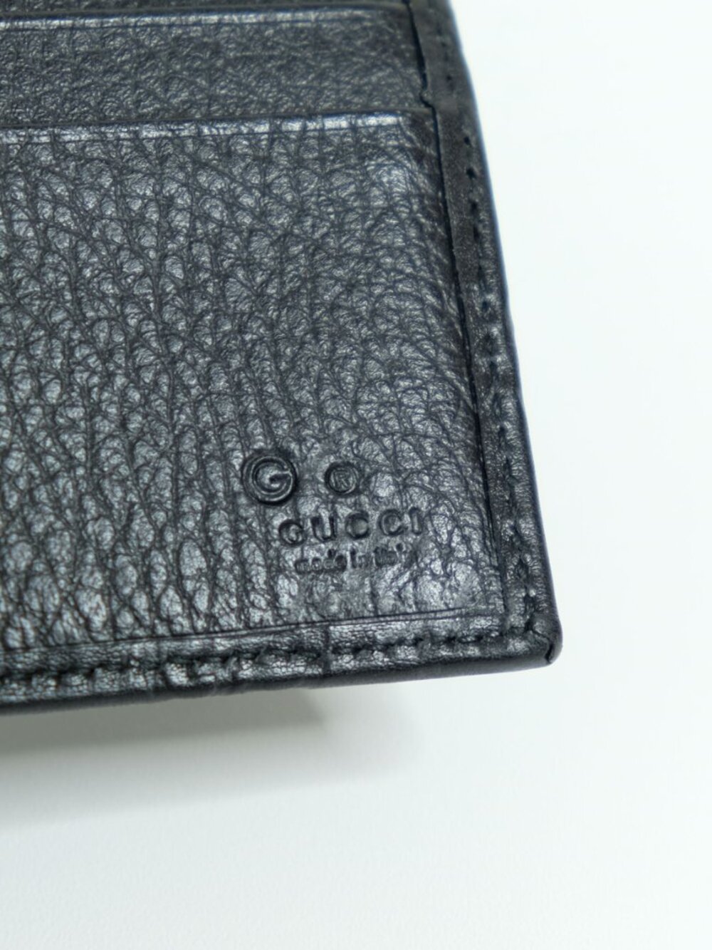 Gucci Guccissima Leather Wallet, Excellent Condition, Matte Black - Picture 10 of 16